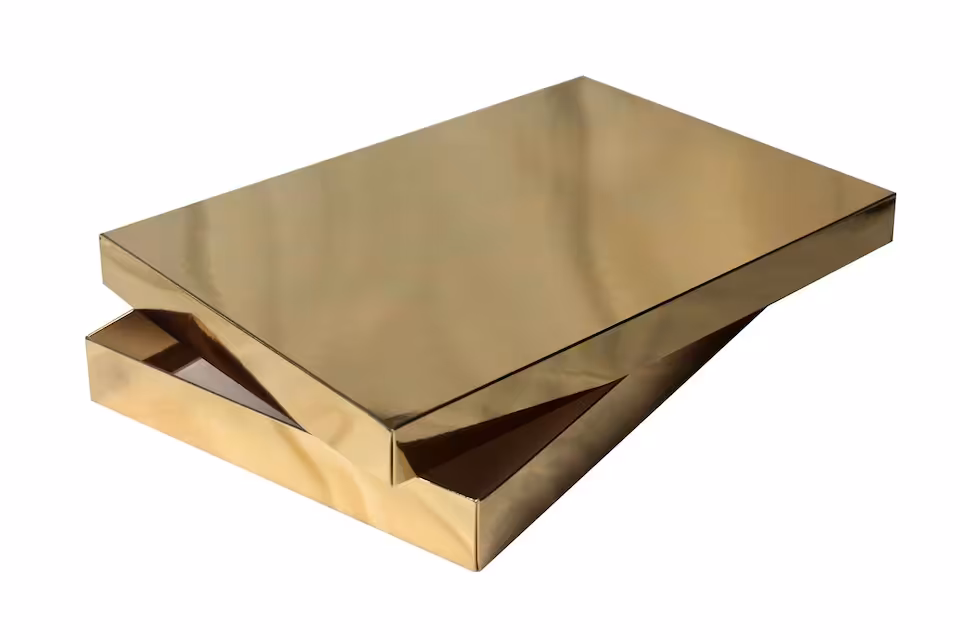 Pudełko złote - wymiar L