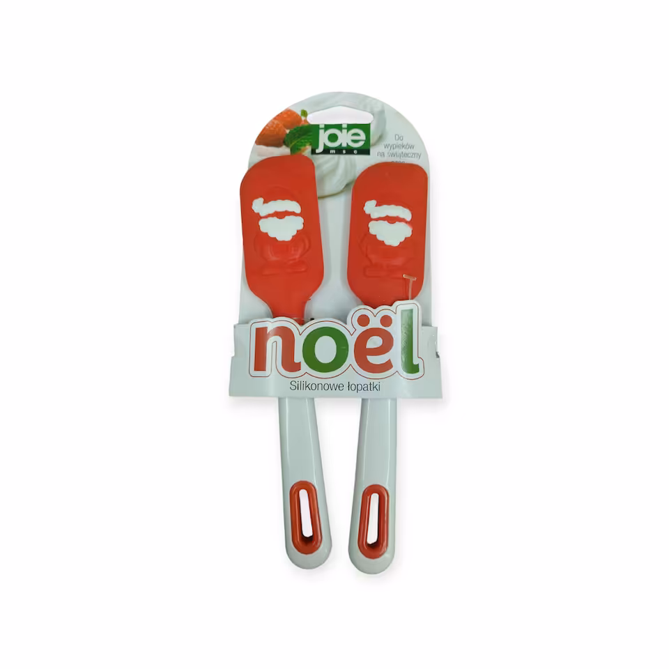 Silikonowe łopatki do wypieków na świąteczny czas - zestaw 2 sztuk