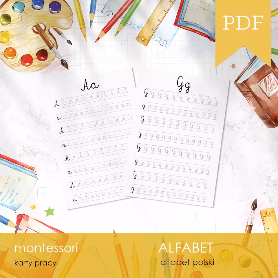 Alfabet - Nauka pisania