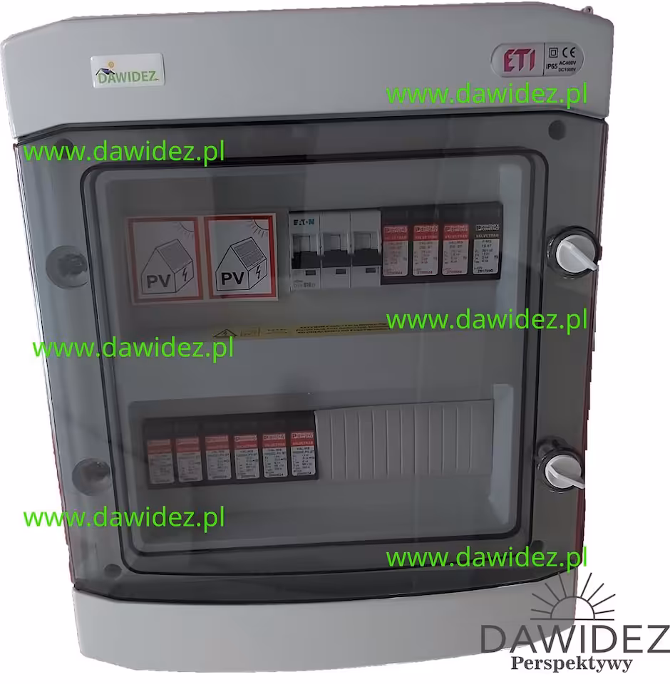 Rozdzielnica PV 2 MPPT 1000V IP 65 SH-117 DCAC
