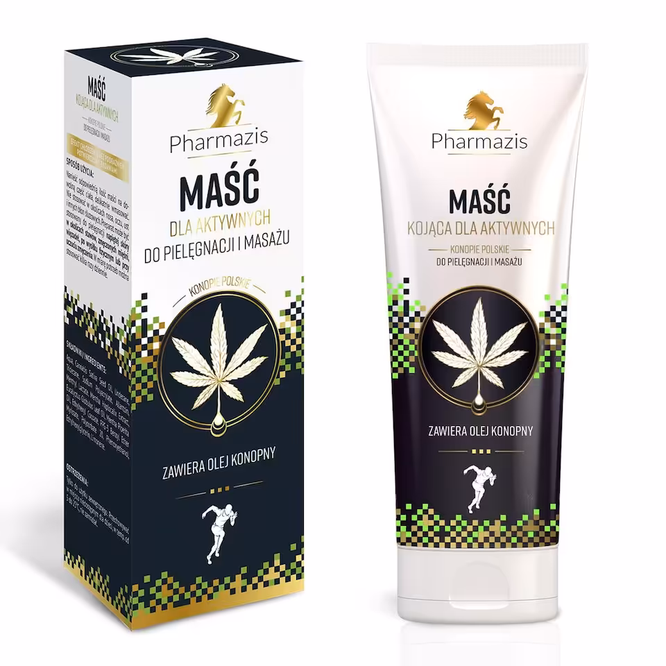 Maść kojąca do pielęgnacji i masażu dla aktywnych PHARMAZIS 222ml