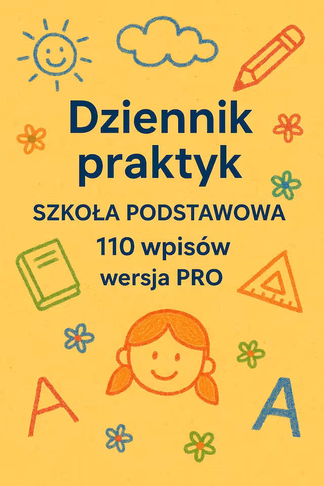 Dziennik praktyk w szkole podstawowej (klasy 4–8) — wersja PRO