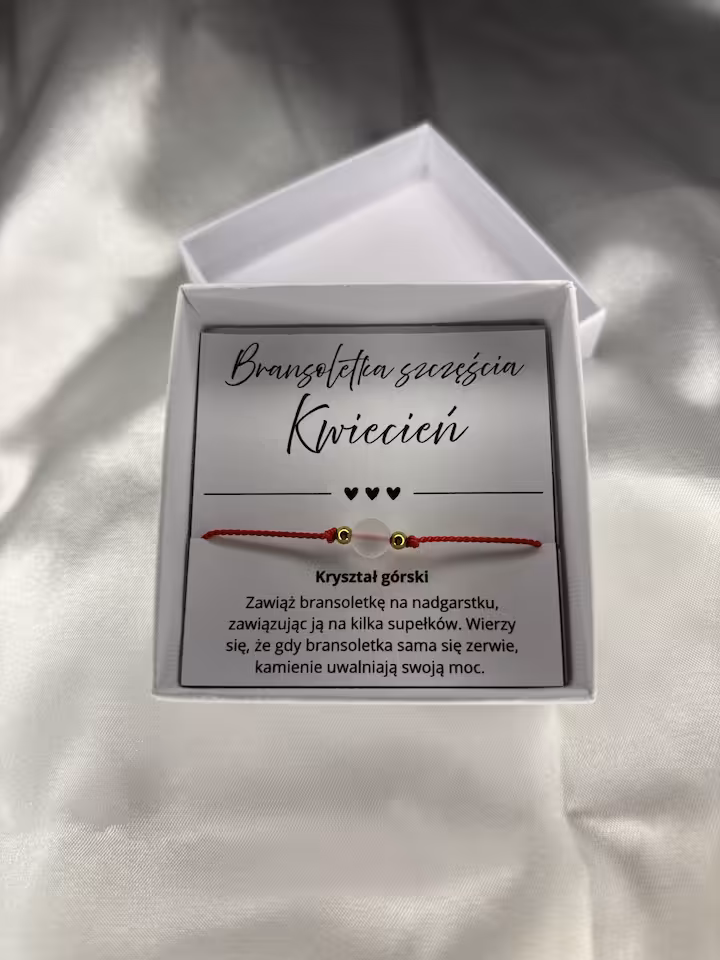 BRANSOLETKA SZCZĘŚCIA KWIECIEŃ