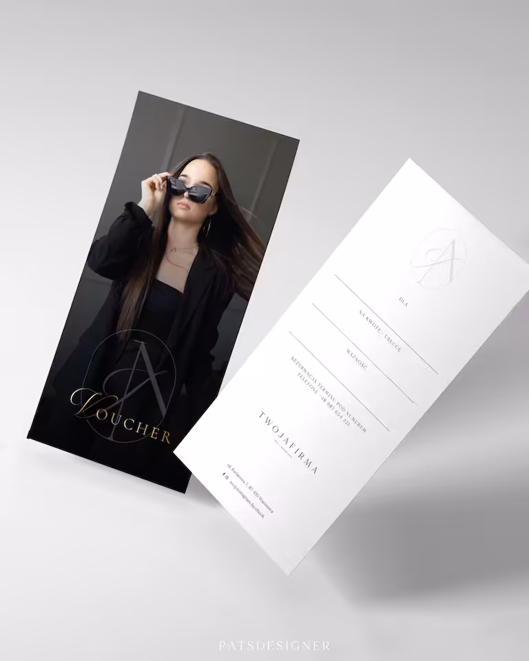 Voucher - wzór 2 ze zdjęciem