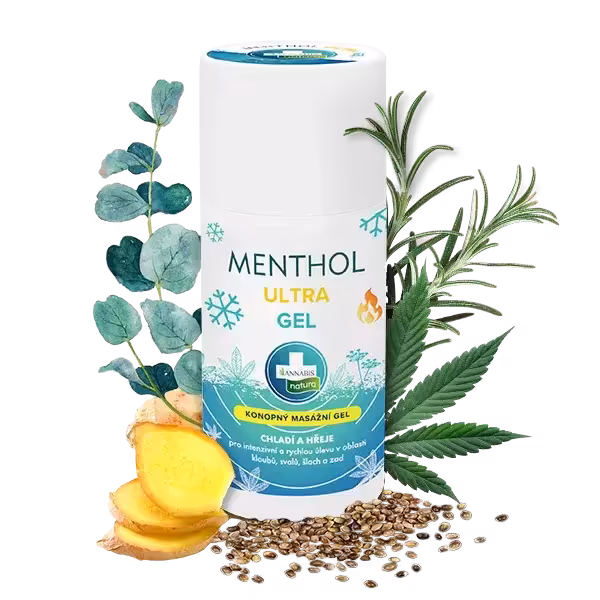 Żel konopny Menthol Ultra 90 ml do masażu Mięśnie i stawy Annabis