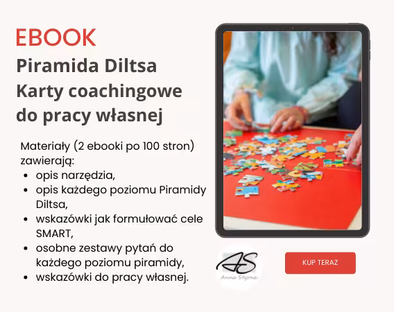 Piramida Diltsa karty coachingowe do pracy własnej, ebook