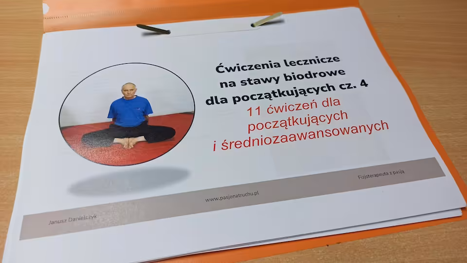 Ćwiczenia lecznicze na stawy biodrowe dla początkujących, cz. 4. Druk na żądanie ebooka o tym samym tytule.