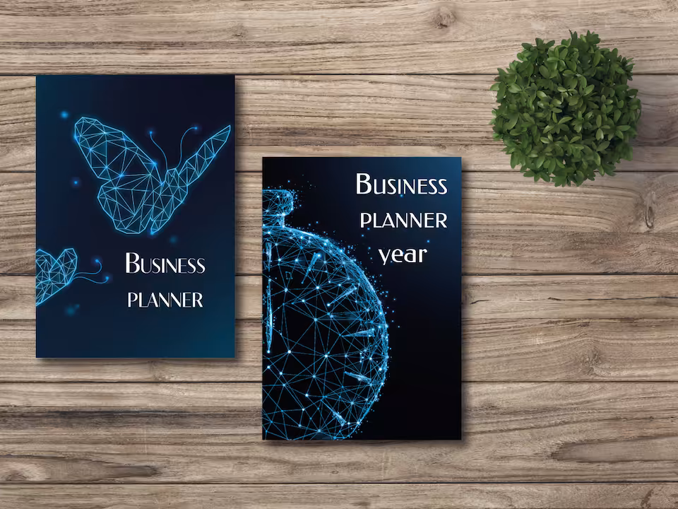 Bizness planner - aktywny PDF Blue