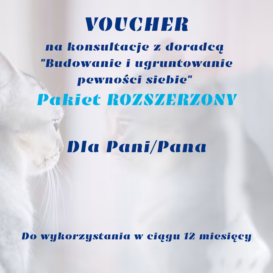 Budowanie i ugruntowanie pewności siebie- konsultacje - pakiet rozszerzony