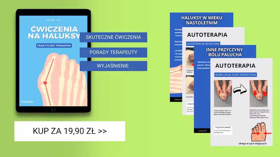 E-BOOK. Ćwiczenia na halluksy. Praktyczny poradnik - Łukasz Kot