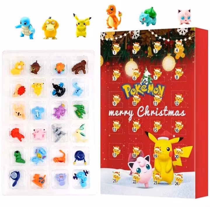 Kalendarz adwentowy Pokemon 24 figurki + gratis