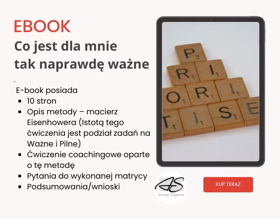 Co jest dla mnie ważne - ćwiczenie coachingowe