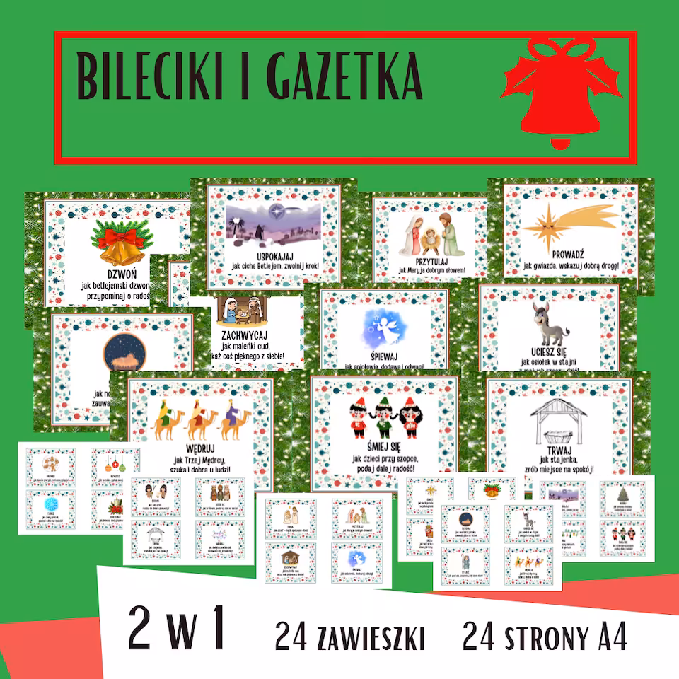 BILECIKI I GAZETKA ŚWIATECZNA