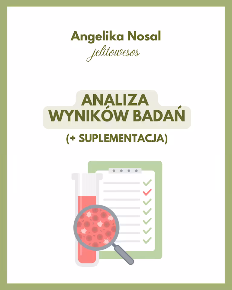 Analiza wyników badań (+ suplementacja)