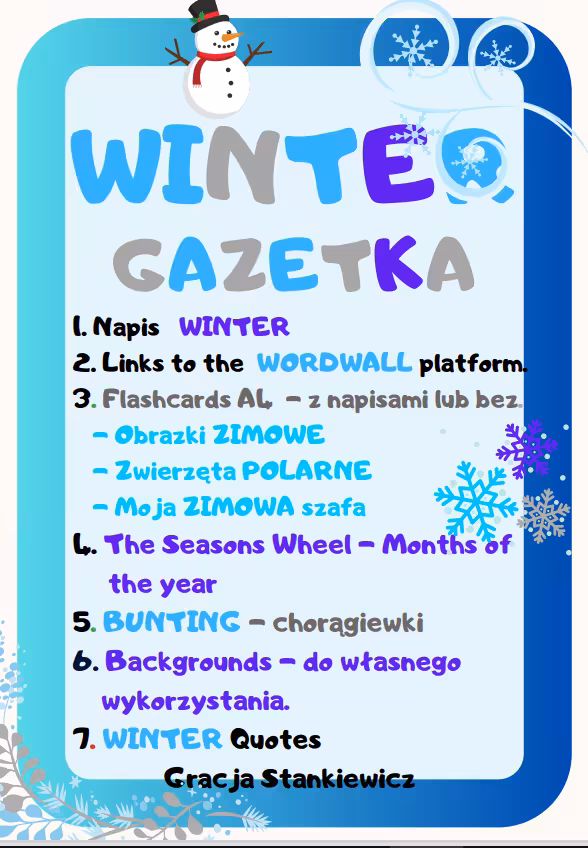 Winter GAZETKA