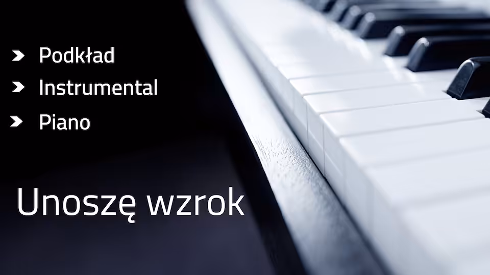 Unoszę wzrok - podkład D-dur
