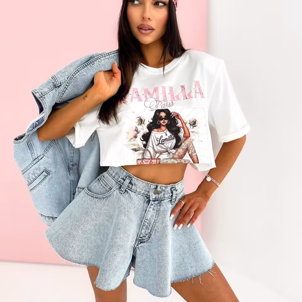 T-shirt biały La Milla
