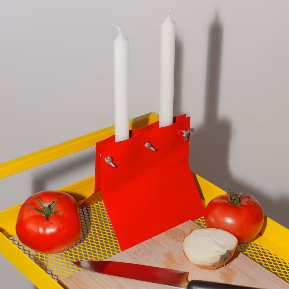 Świecznik ZD01B czerwony