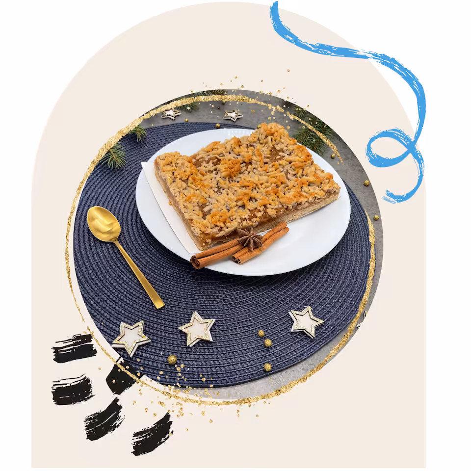 BOŻE NARODZENIE - Świąteczna szarlotka (BOX 4x 300 g)
