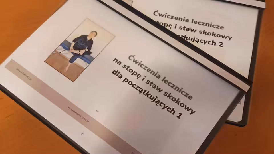 Pakiet 2 ebooków (cz. 1 i 2) z ćwiczeniami na staw skokowy - wydruk