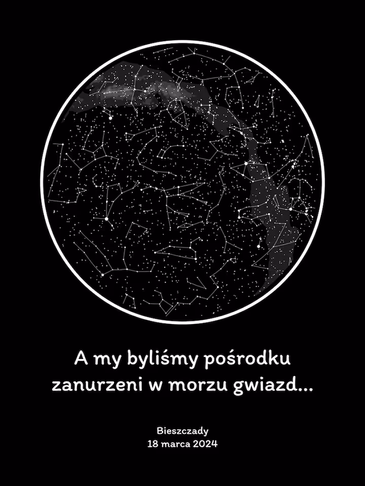 Personalizowana mapa gwiazd (#b39e1f1e-b836-4527-bd79-49493f9d4a39) - produkt cyfrowy