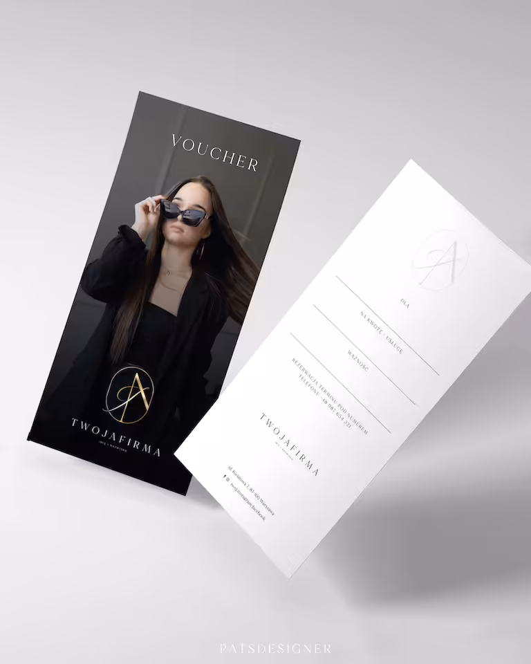 Voucher - wzór 1 ze zdjęciem