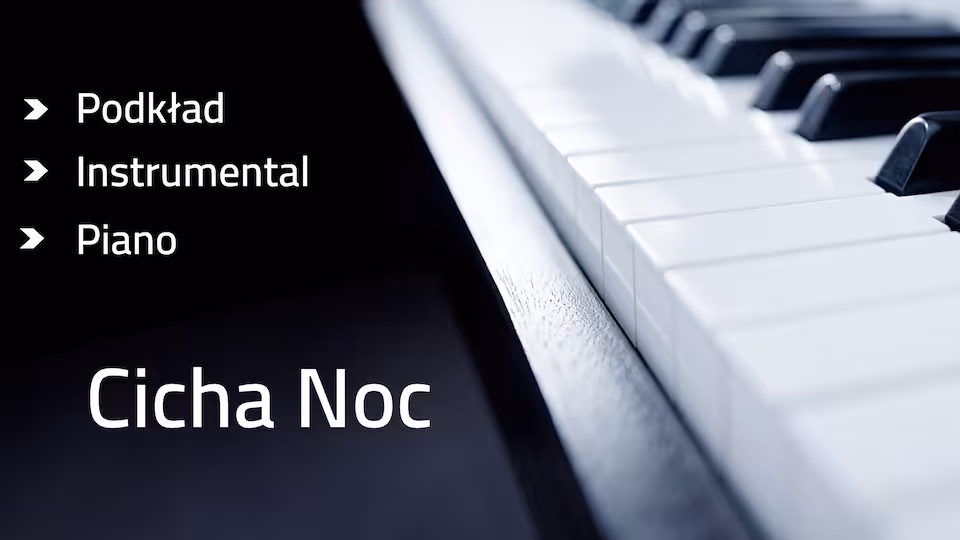 Cicha noc - podkład C-dur