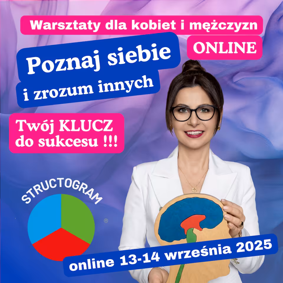 Poznaj siebie i zrozum innych - online - STRUCTOGRAM - 13-14.09.2025