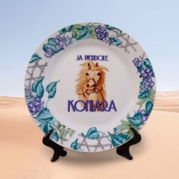 Talerz ceramiczny Sarnodzieło 20 cm Ja pierdołę Koniara