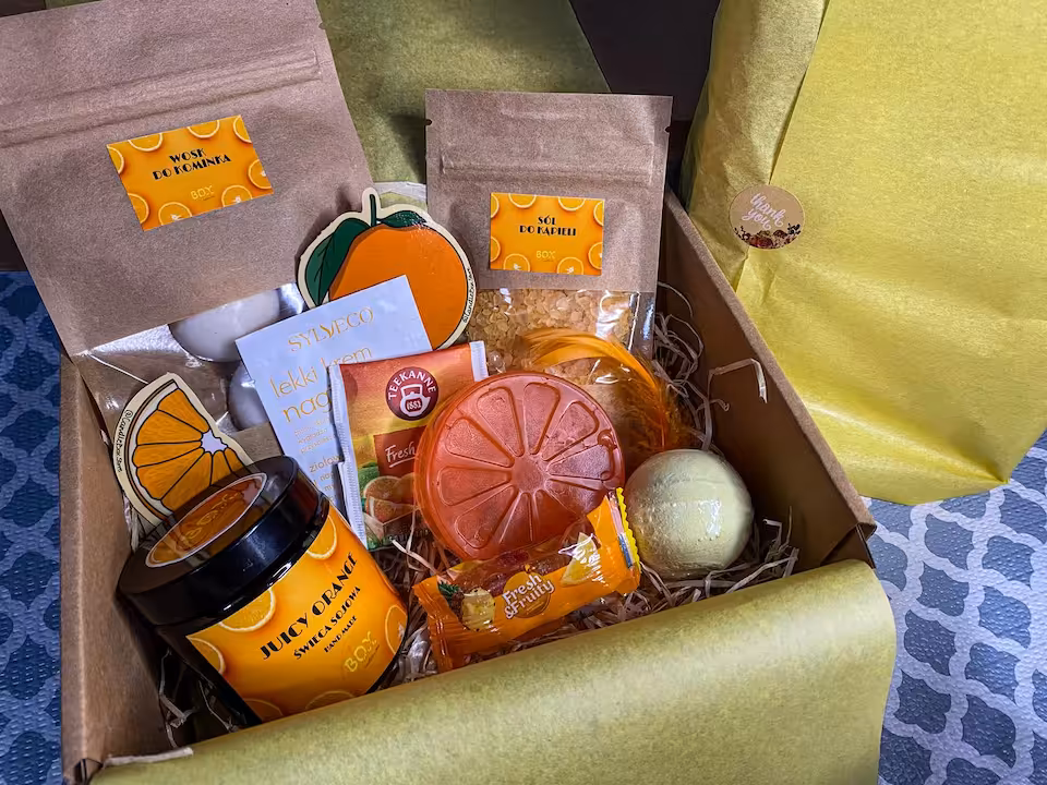 Juicy Orange z grą planszową - Mystery