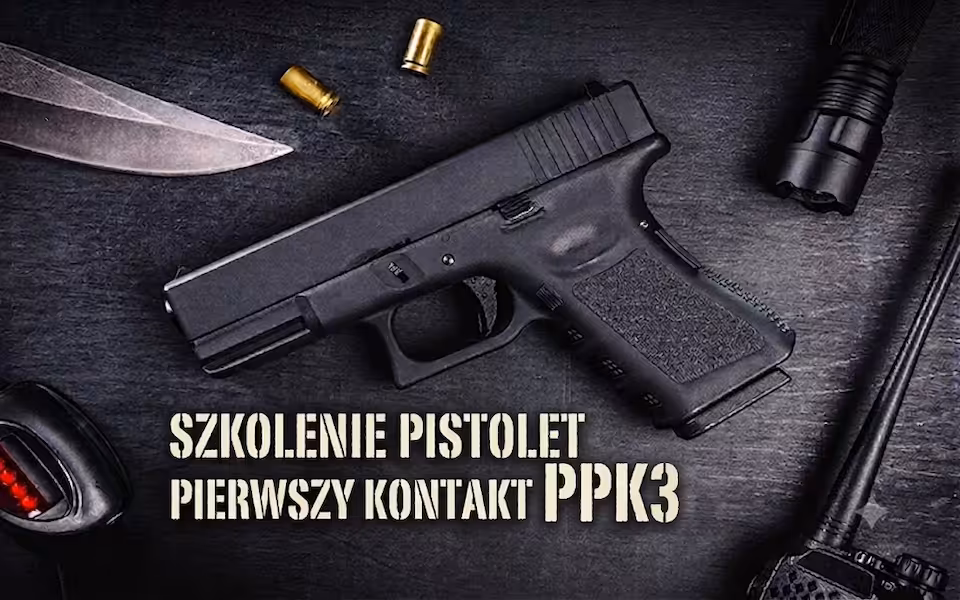 voucher szkolenie pistolet pierwszy kontakt PPK 3 Strzelnica Brzeszcze, Pszczyna