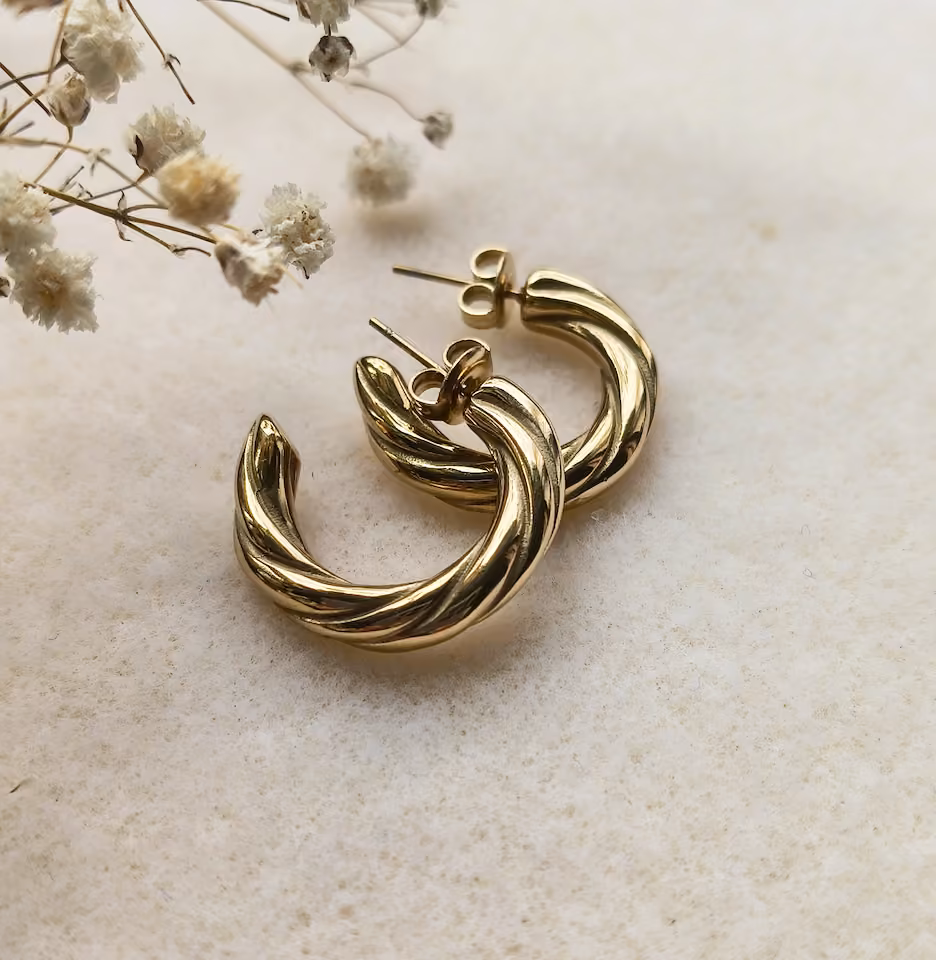 Kolczyki KLASYCZNE ZŁOTE