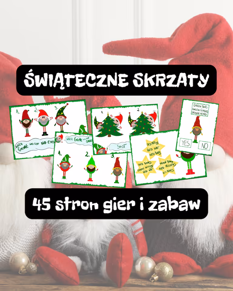 Christmas gnomes 45 stron a4