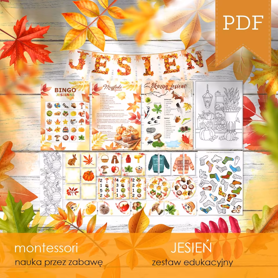 Jesień - Zestaw edukacyjny