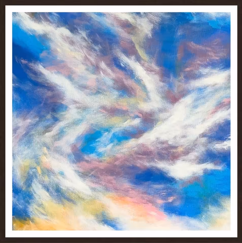 Kryształy Lodu No.4 | Plakat 70x70