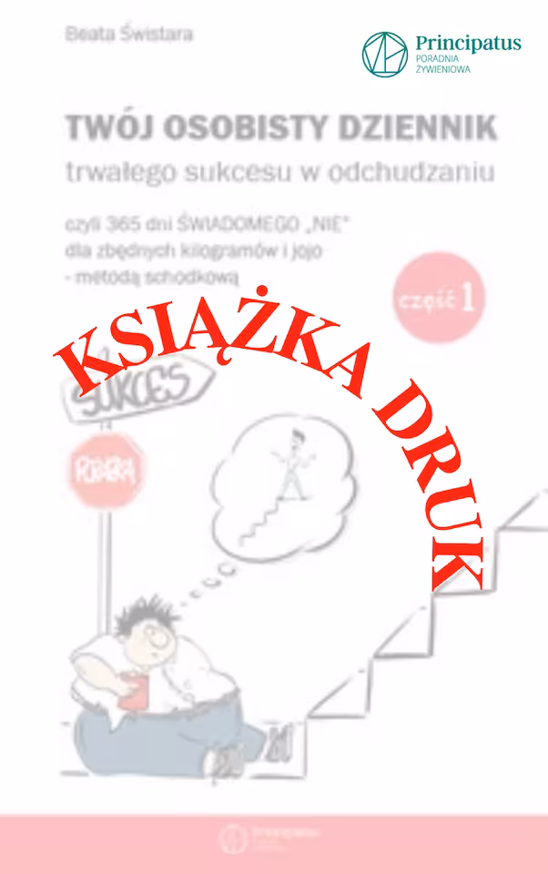 Książka (druk) Twój osobisty dziennik trwałego sukcesu w odchudzaniu