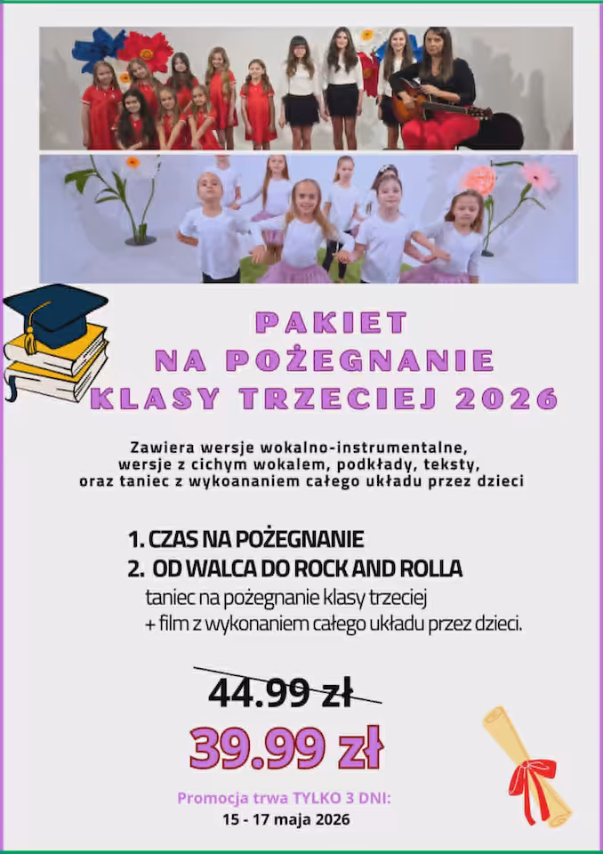 Pakiet na pożegnanie klasy trzeciej 2026