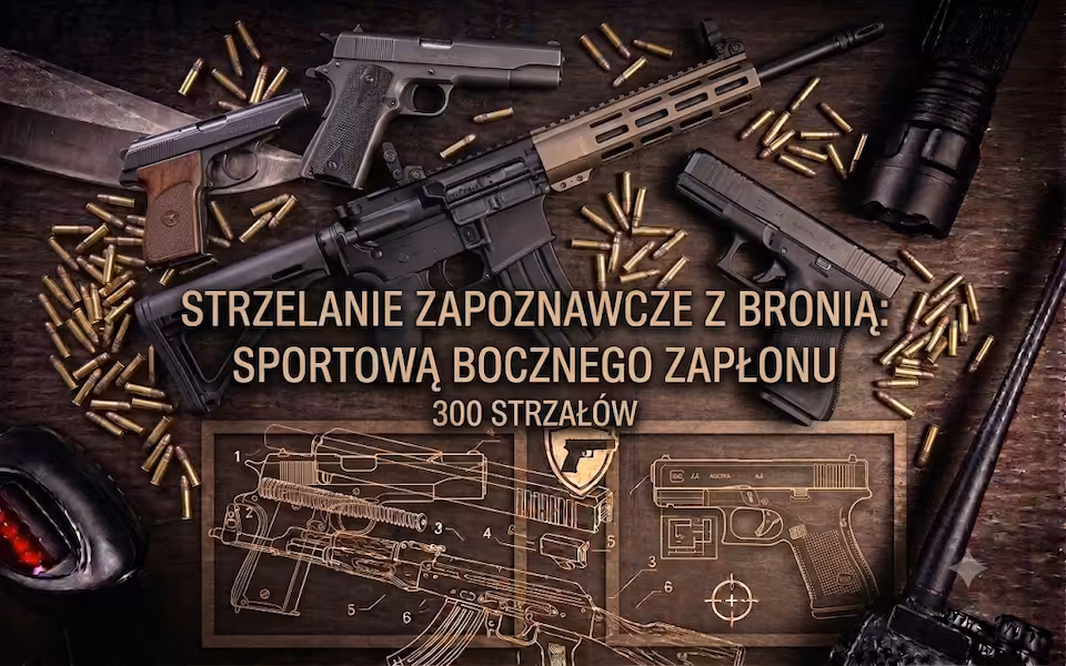 Voucher Szkolenie broń małokalibrowa 22lr 300 strzałów Strzelnica Brzeszcze, Pszczyna