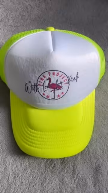 Czapka z daszkiem - Fluo Żółta