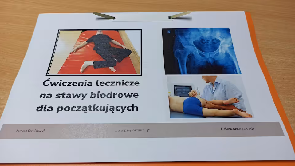 Ćwiczenia lecznicze na stawy biodrowe dla początkujących, cz. 1 Wydruk (ebooka) na żądanie