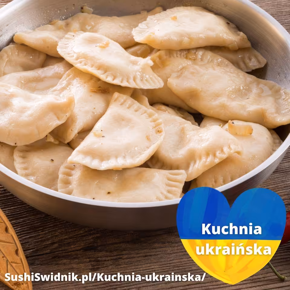 Kuchnia ukraińska - Pierogi z kapustą 10 szt