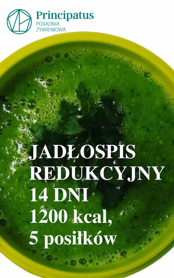 Redukcyjny jadłospis dla ludzi zdrowych na 14 dni 1200 kcal, 5 posiłków