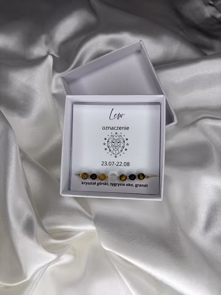 BRANSOLETKA ZODIAKALNA LEW