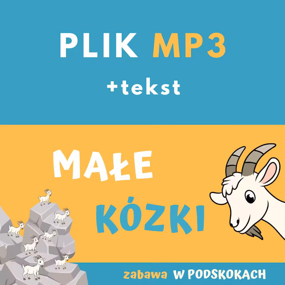 MAŁE KÓZKI - zabawa W PODSKOKACH
