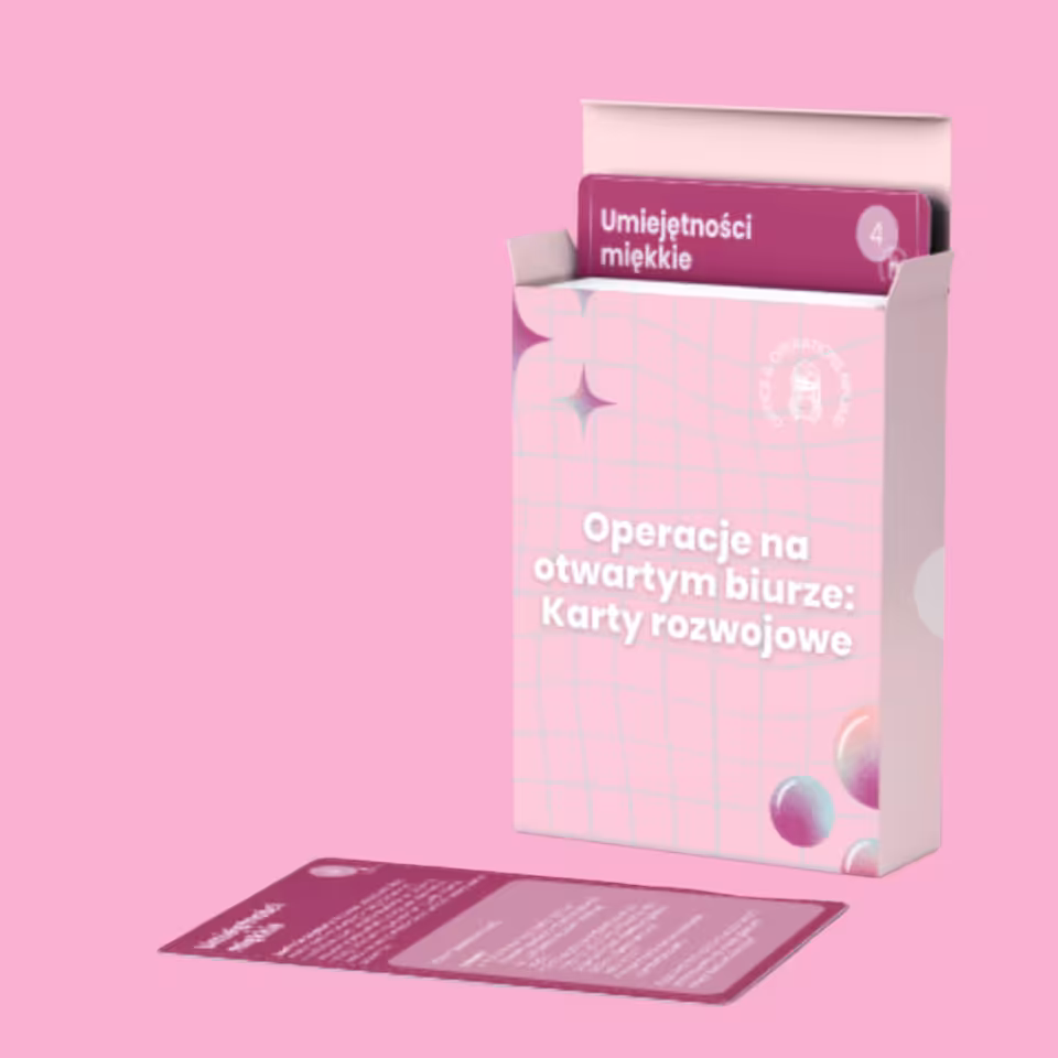 Pre-order: Operacje na otwartym biurze: Karty rozwojowe