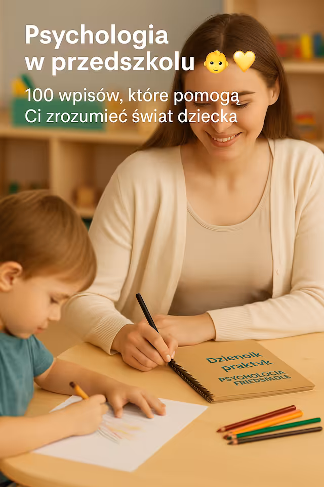 Dziennik praktyk, psychologia, przedszkole, 100 wpisów