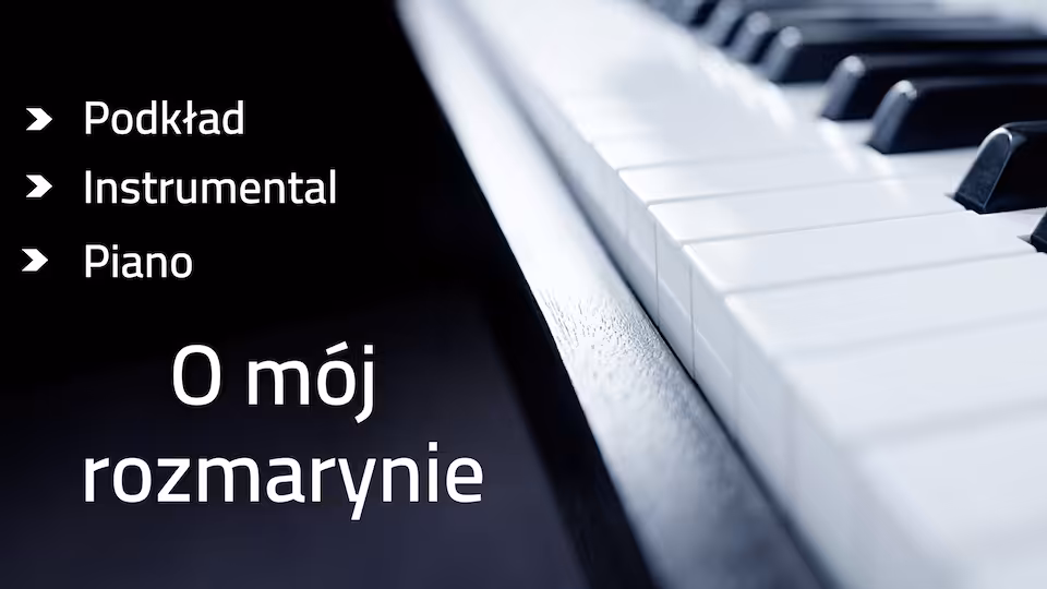O mój rozmarynie - podkład a-moll