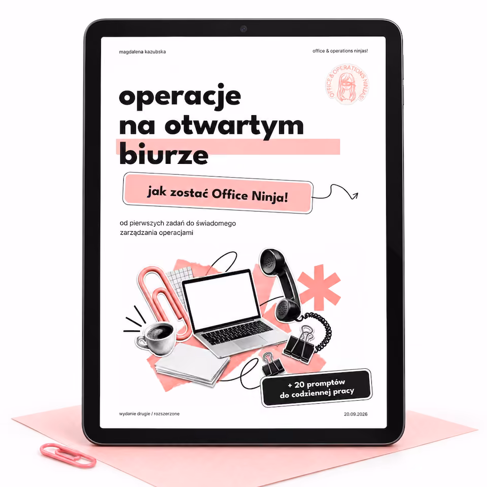 Operacje na otwartym biurze: jak zostać Office Ninja v2!