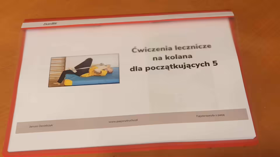 Ebook - druk - Ćwiczenia na kolana dla początkujących cz. 5