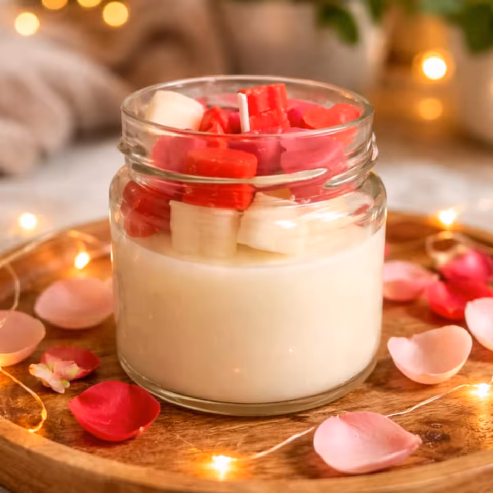 Świeca sojowa w słoiczku